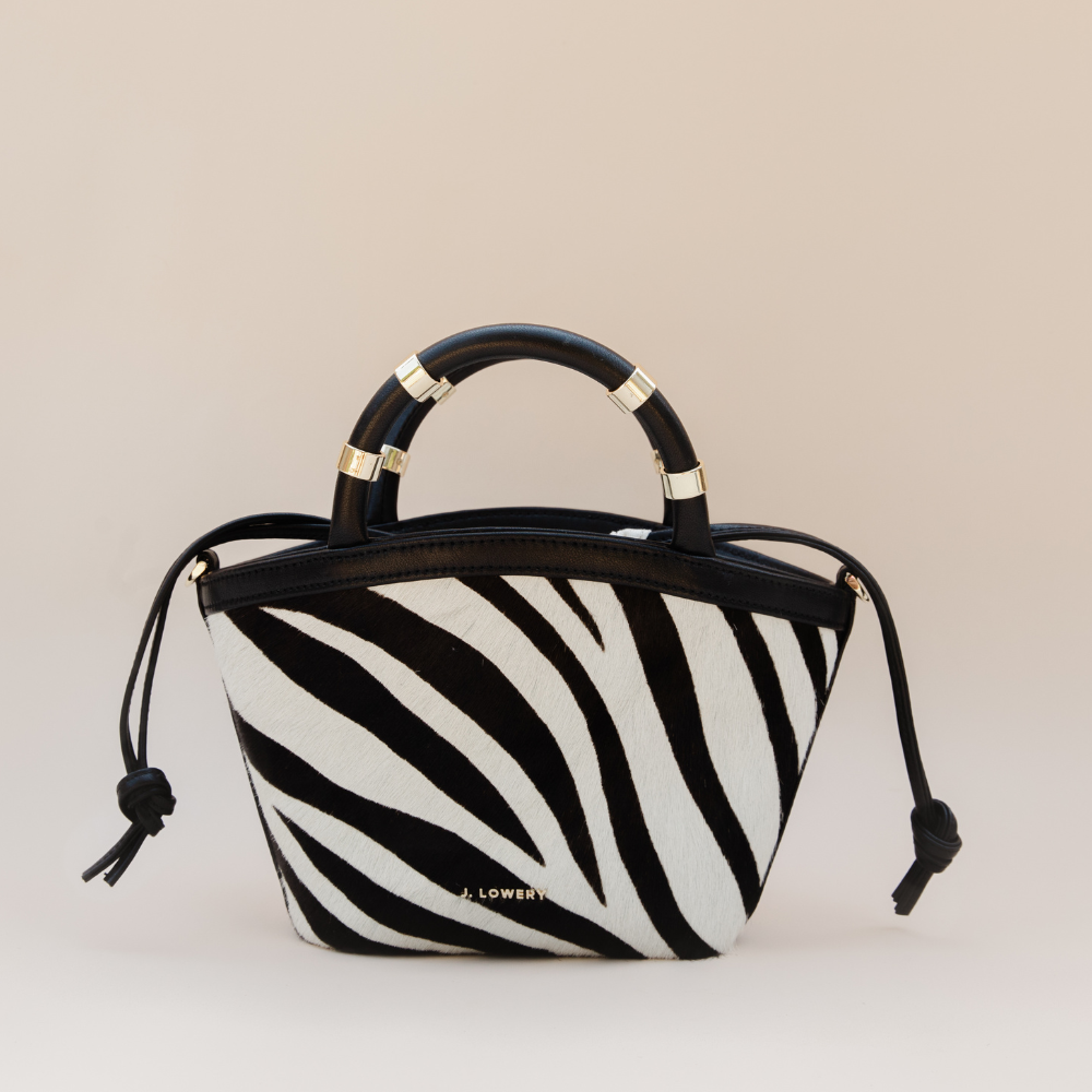 J. LOWERY Zebra Mini Tote – shopjlowery.com J. LOWERY Zebra Mini Tote – shopjlowery.com