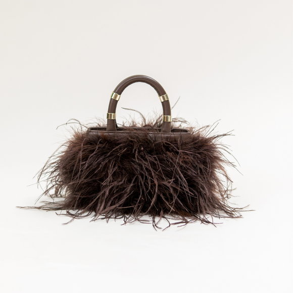 Chinoiserie Chic: The Ostrich Feather Bag High/Low