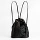 black leather backpack straps